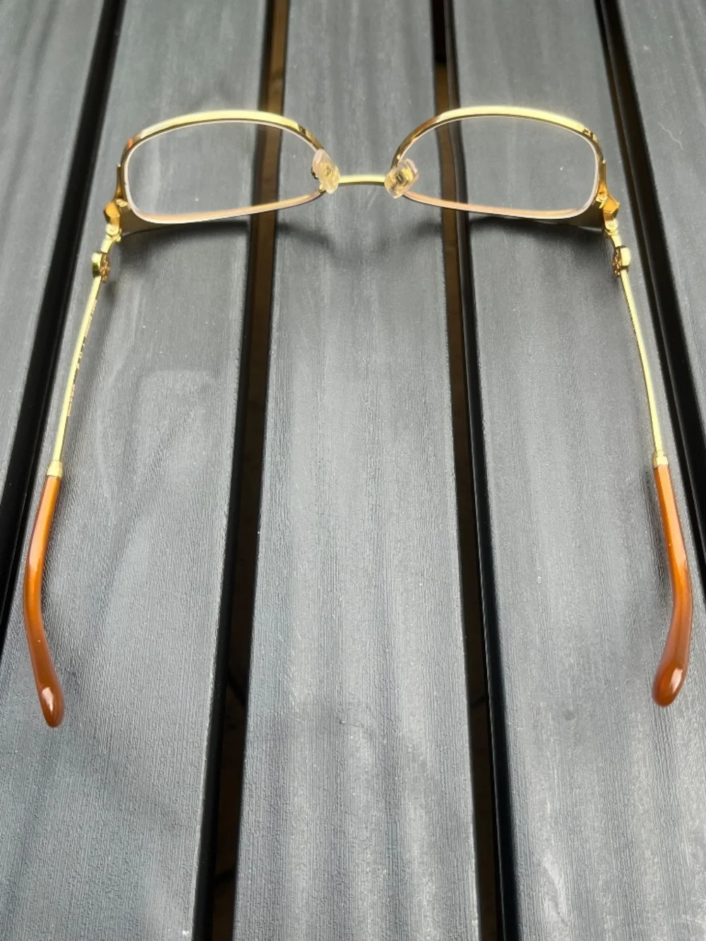 Tory Burch Women's 52mm Shiny Gold Camel Frames TY1089-3324-52 & Matching Case